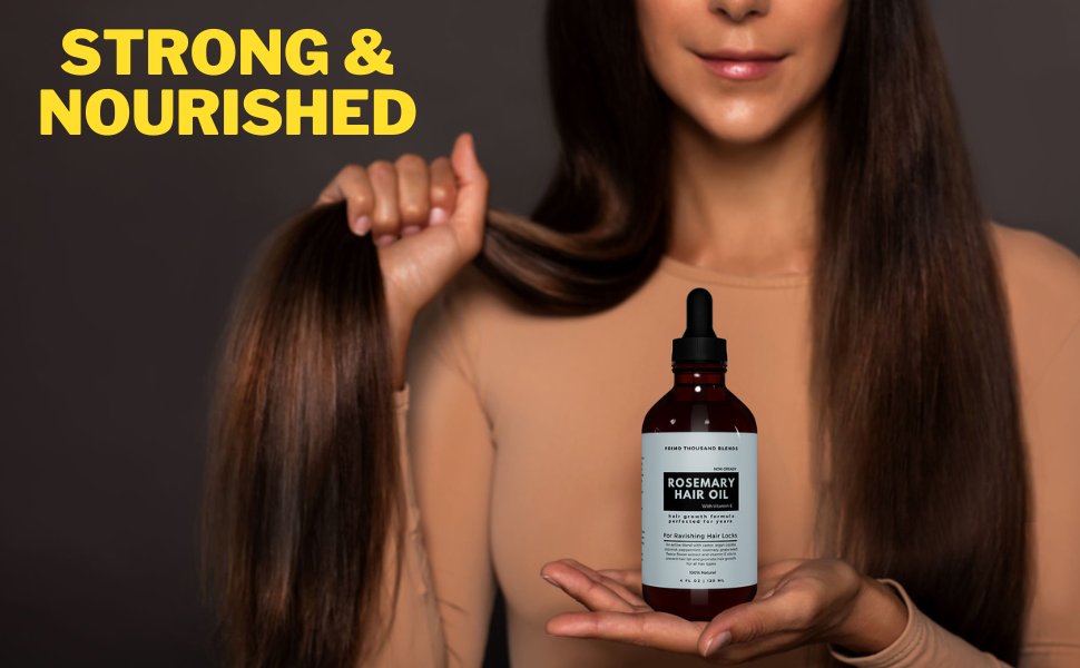Rosemary Oil for Hair Growth, 120ml, diluted with natural oils Castor, Argan, jojoba