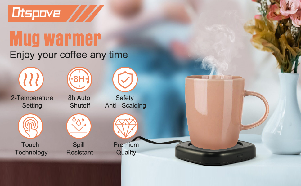 Coffee Mug Warmer Candle Warmer Plate, Coffee Warmer for