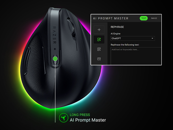 Amazon.com : Razer Pro Click V2 Vertical Wireless Mouse: 6