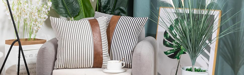 Ticking Pillow Cover