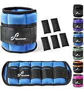 Sportneer Adjustable Ankle Weights for Men & Women 3 5 8 10 13 LBS Weighted Leg Weights with Long...