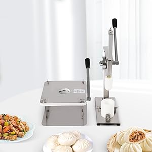 BFDIEEM 3-in-1 Stainless Steel Manual Steamed Bun Forming Machine Dumpling