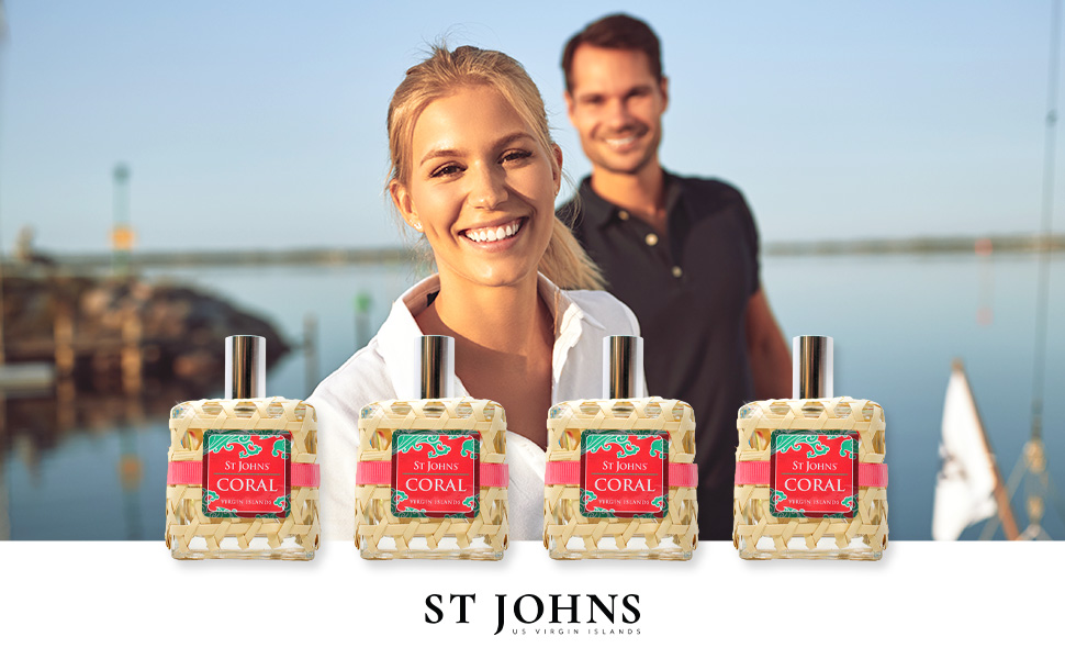 St Johns, Coral, Jasmine, Botanicals, Floral, Bay Rum, Perfume, Women