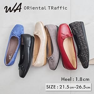 oriental trafficリボン付きバレエシューズ 2足セット 黒とGB ORiental TRaffic レディース 通販 ORiental TRaffic