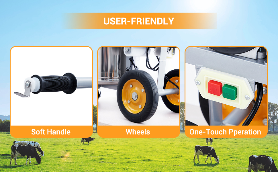portable electric milking machine