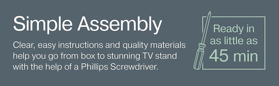 Low Profile Fluted TV Stand