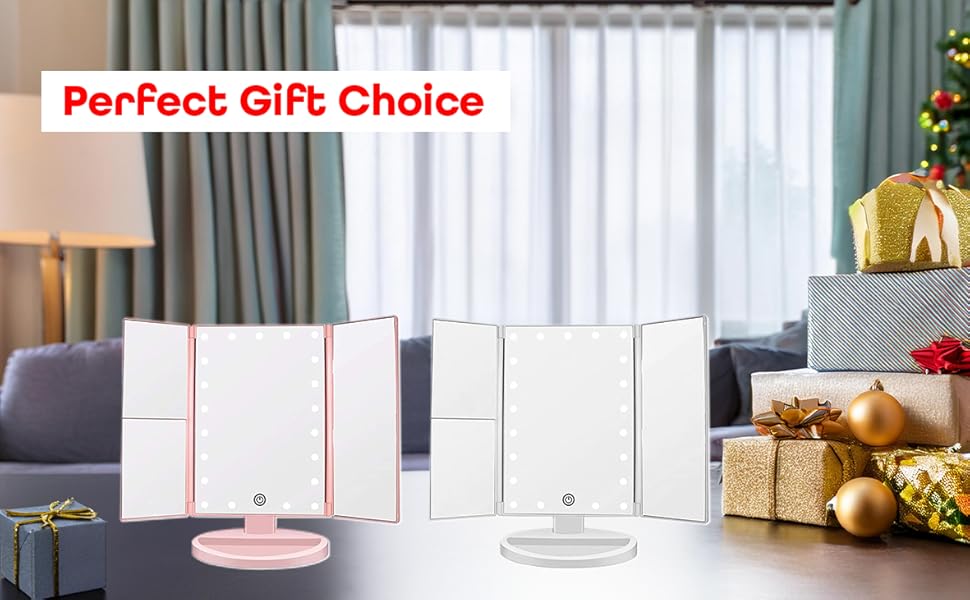 Trifold Vanity Mirror