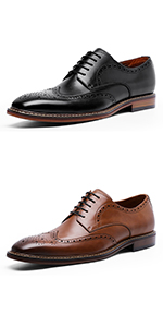 Männer Derby Schnürhalbschuhe Braun Schwarz Herrenschuhe Klassischer Schnürschuhe  Abendschuhe Leder
