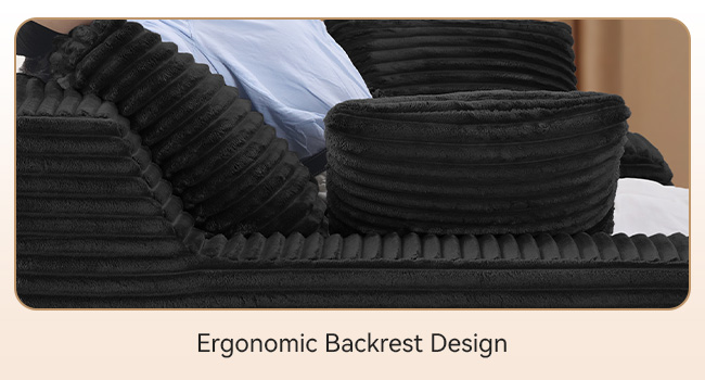 51'' large lounge chaise sofa bed