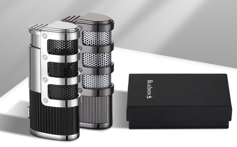 Butane Torch Lighter, 2 Pack Triple Flame Jet Lighter