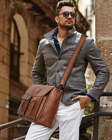 leather briefcases for men