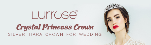 SILVER TIARA CROWN for WEDDING
