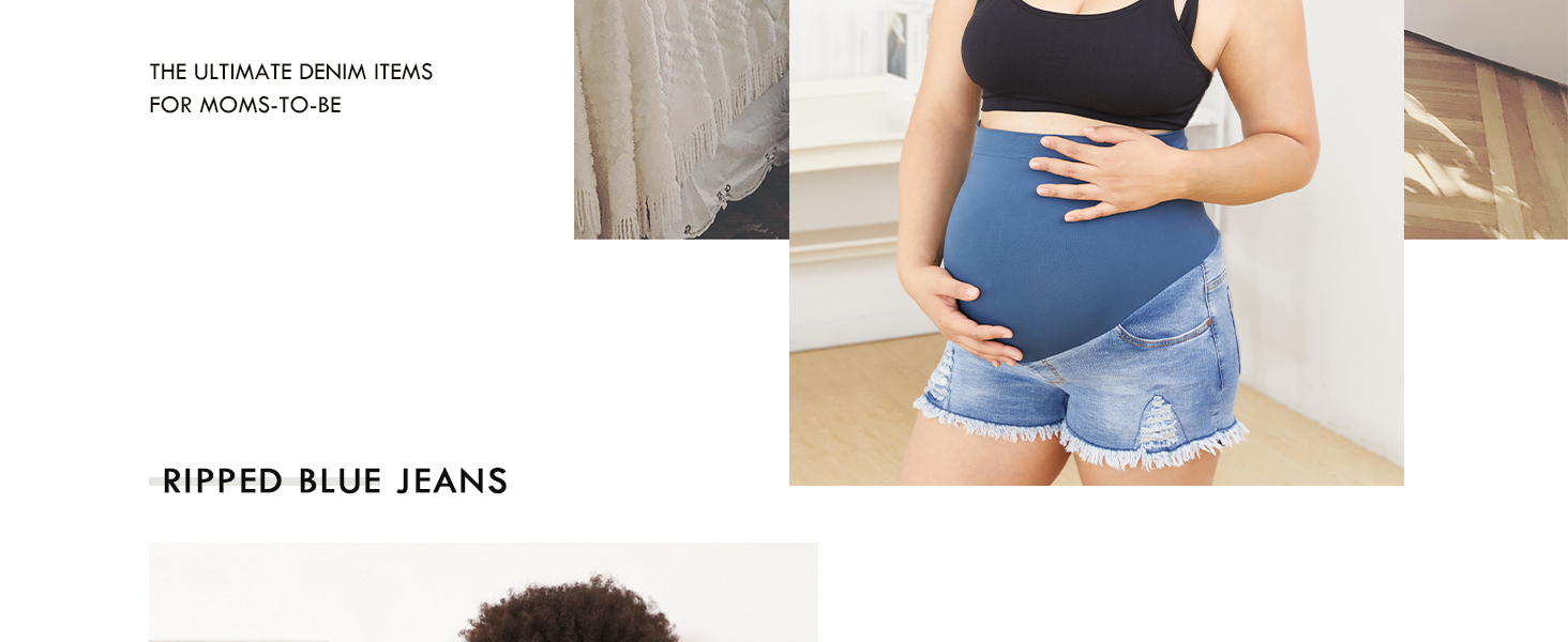 summer maternity shorts