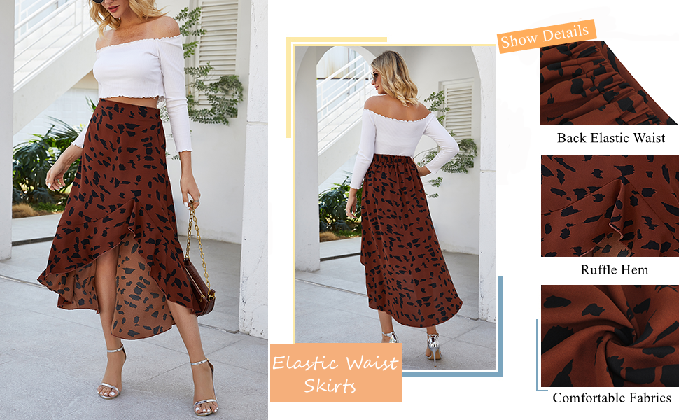 elastic waist skirts