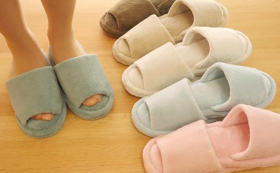 Amazon | [Chausse'] 洗える スリッパ ウエットパイル 0a19-8
