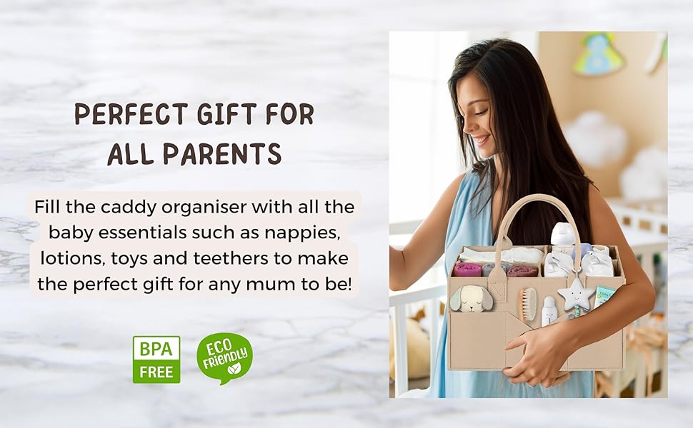 pregnancy gift mum to be caddy organiser hospital bag