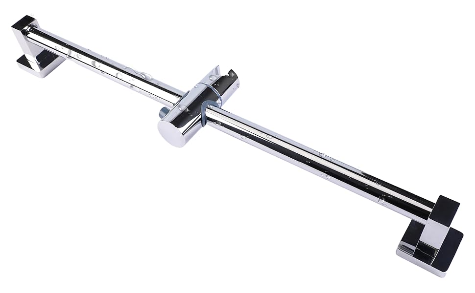 Misounda Shower Riser Rail, 610mm Shower Slide Bar Stainless Steel