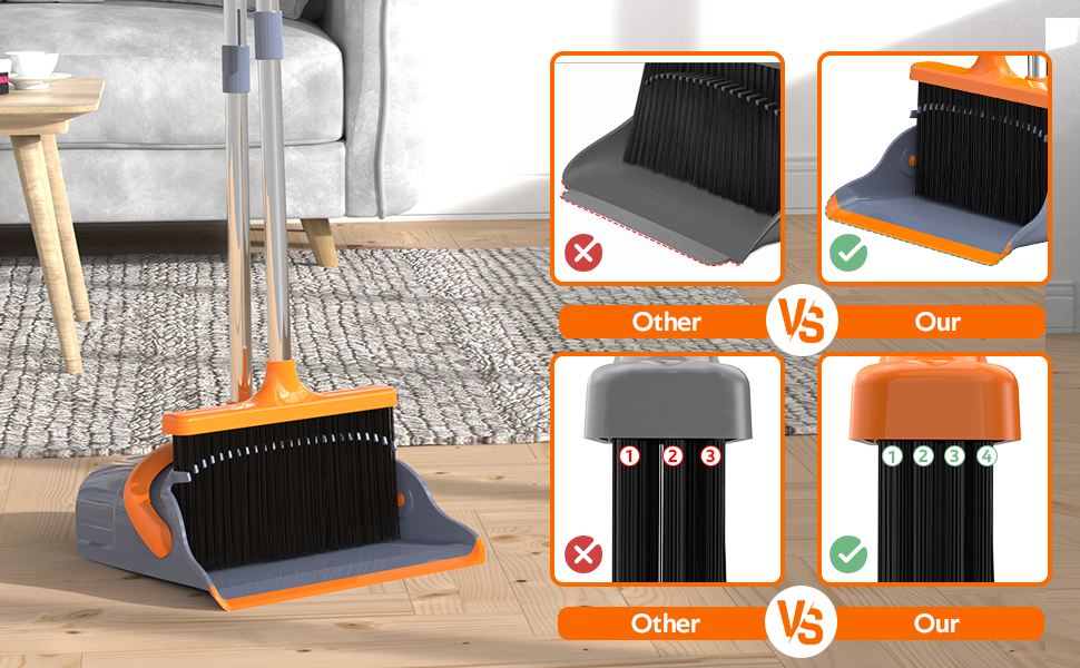 broom and dustpan set