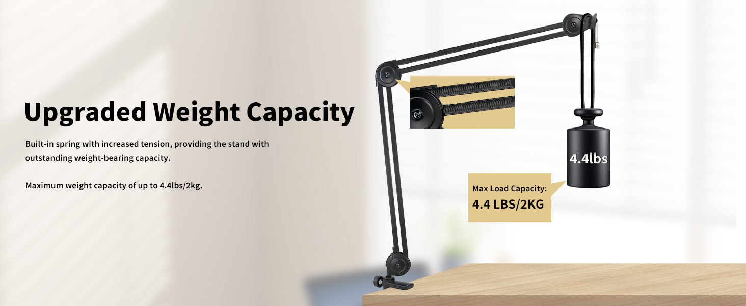 Heavy-duty boom stands