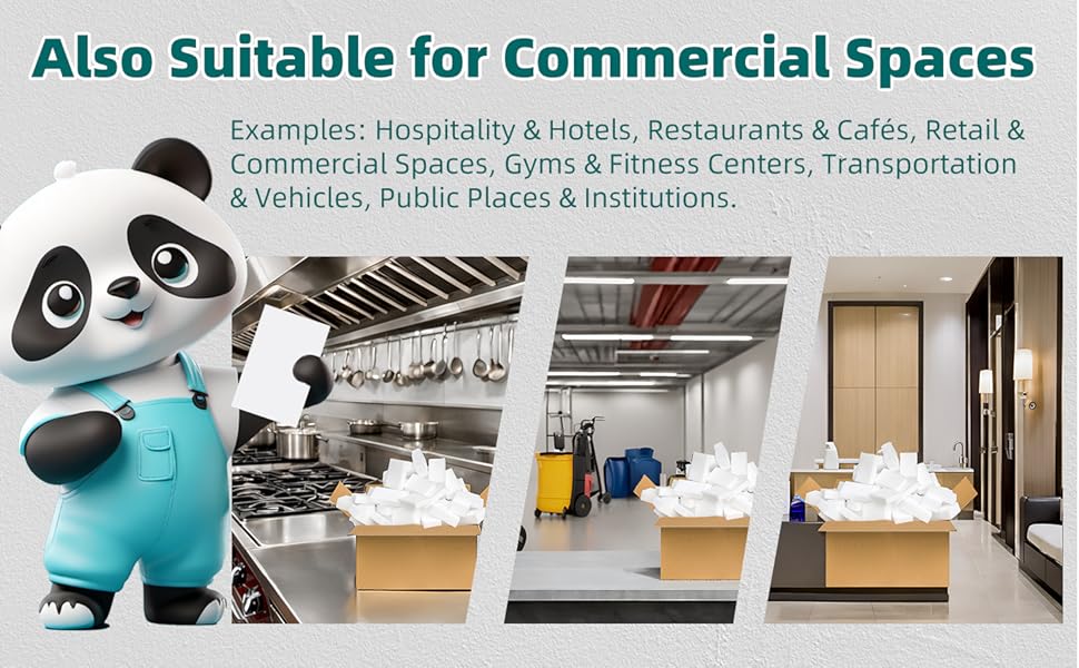 aslo suitable for commercial spaces