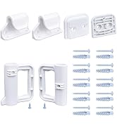 Stcockis Baby Gate Replacement Parts for Mesh Gate Retractable Dog Gate Full Set Wall Mounting Ki...