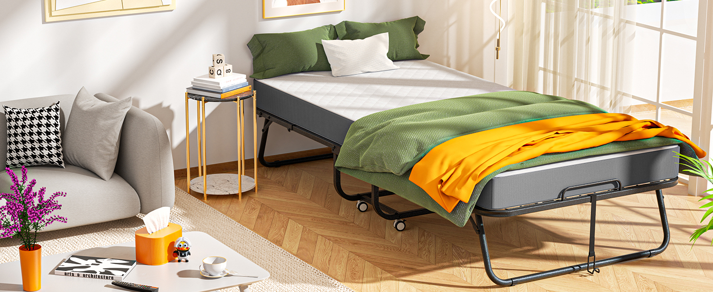 rollaway bed with mattress for adults