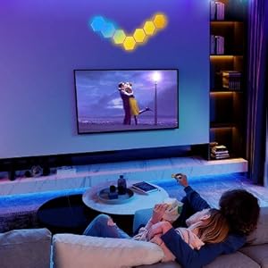led wall light gaming decor