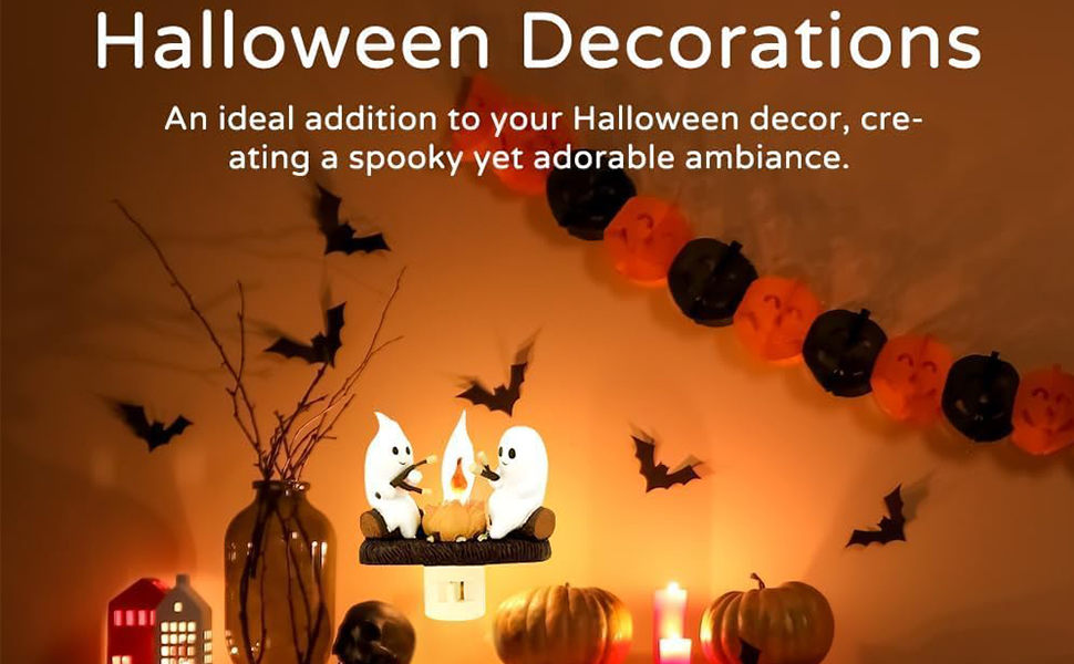 Ghost Campfire Flickering Nightlight