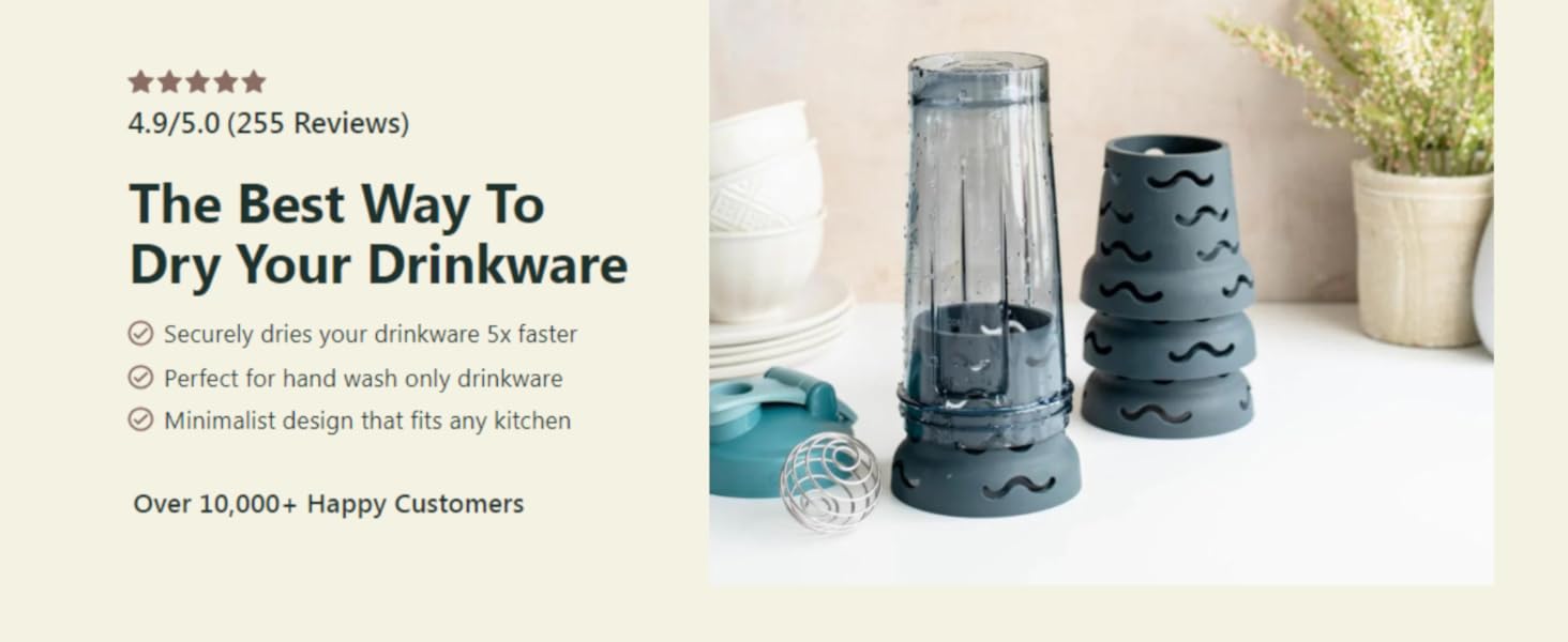 Kuppy Original Drying Rack Modern, Stackable Design