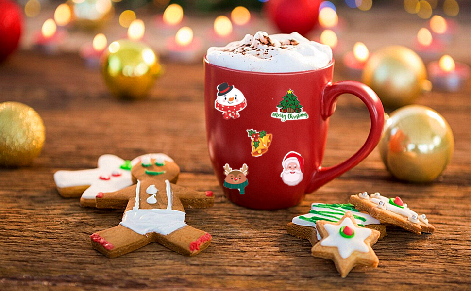 Christmas Stickers for Kids, Christmas Stickers for Crafts, Holiday Stickers