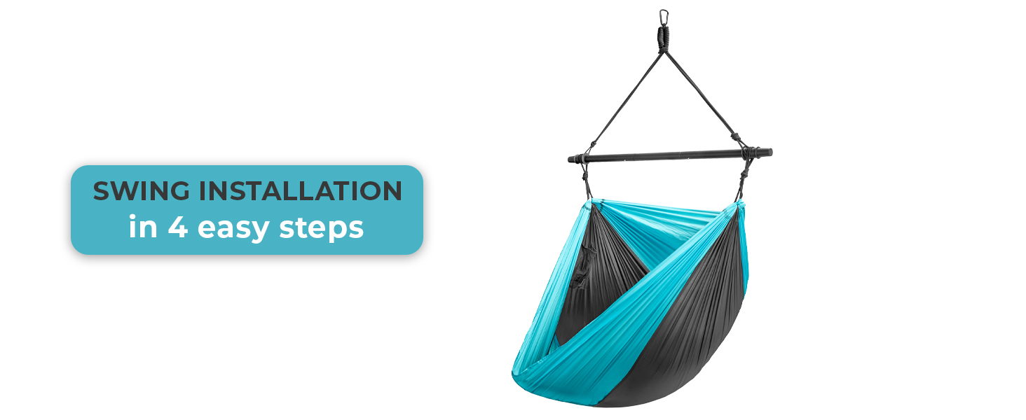  swing installation in 4 easy steps