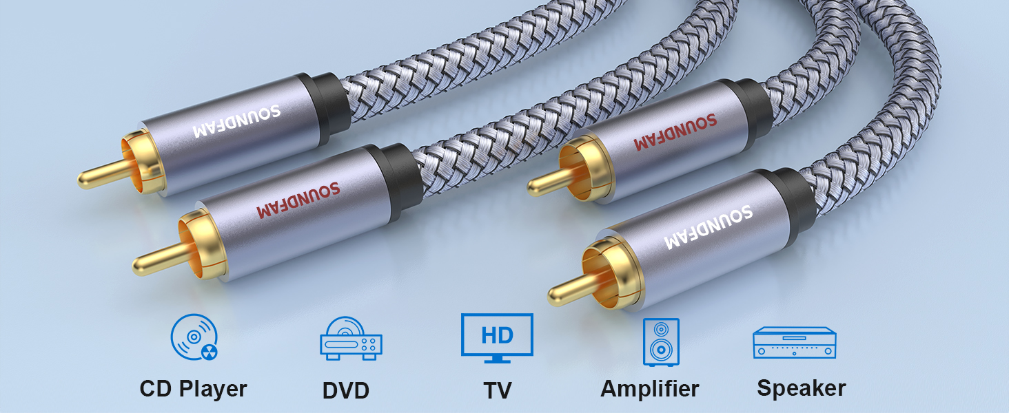 rca cable 2male to 2male