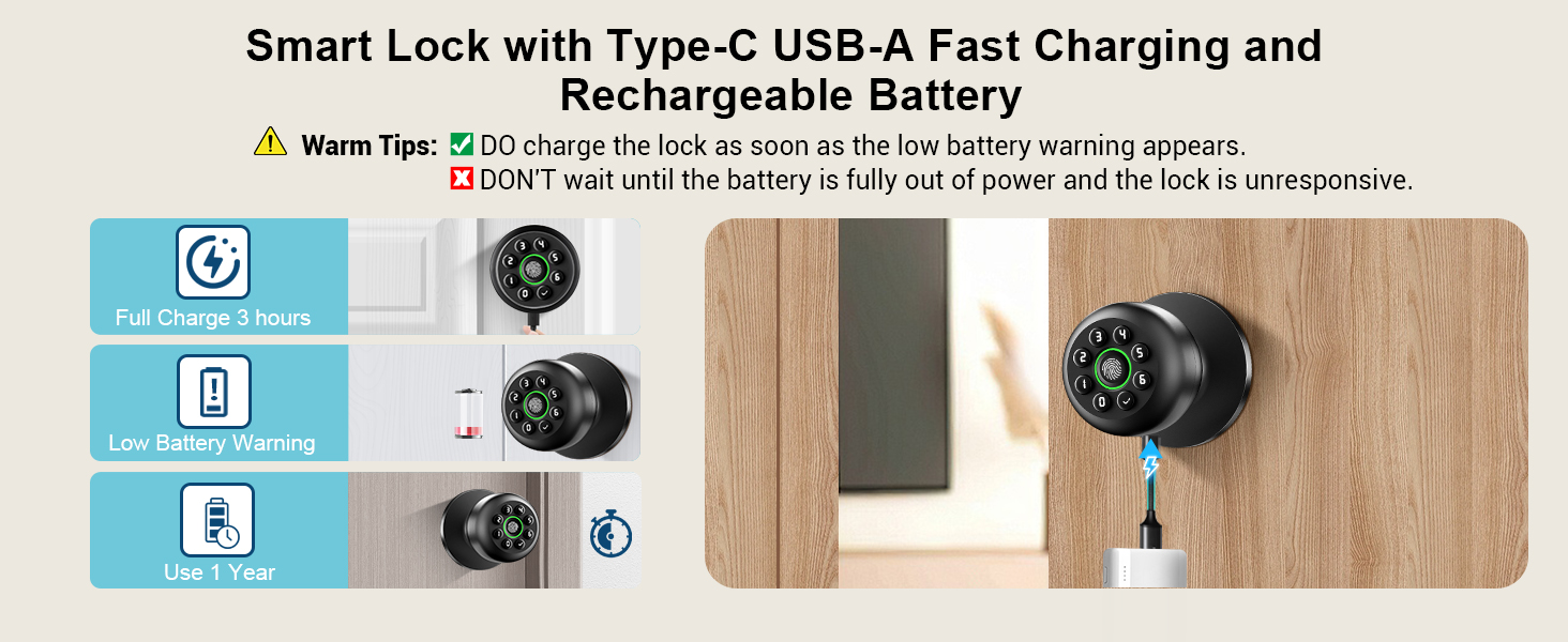 fingerprint door lock