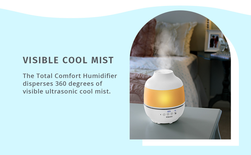 HoMedics Humidifiers for Rooms, Offices, Home, Nursery and