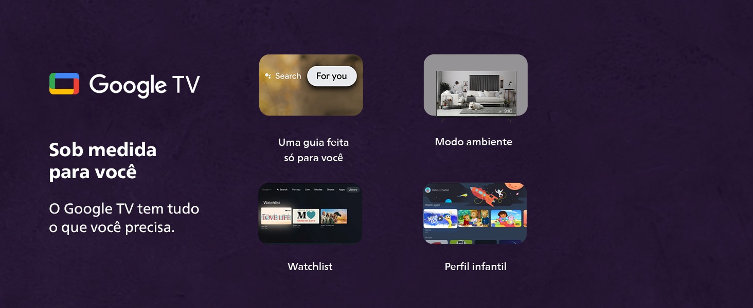 tv 75, 4k, google tv, tv comando de voz, bluetooth, dolby vision, tv jogos, ambilight tv, hdr