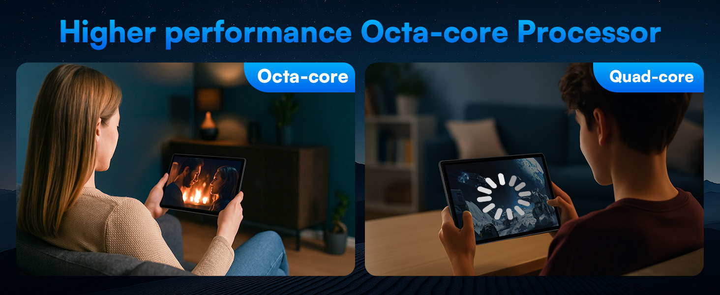 URAO C109L 10 Android Tablet - Octa-Core 24GB128GB WiFi 6 5MP8MP Cameras Keyboard  Mouse Set