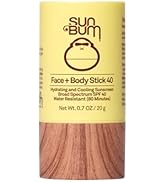 Sun Bum Original SPF 40 Face and Body Sunscreen Stick, Water resistant Braod Spectrum Facial Sunb...
