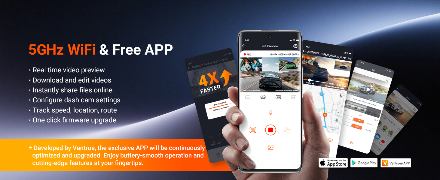 dash cam with app
