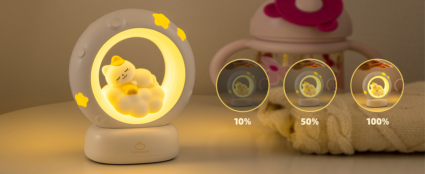 cat lamp decoration night light children bedroom