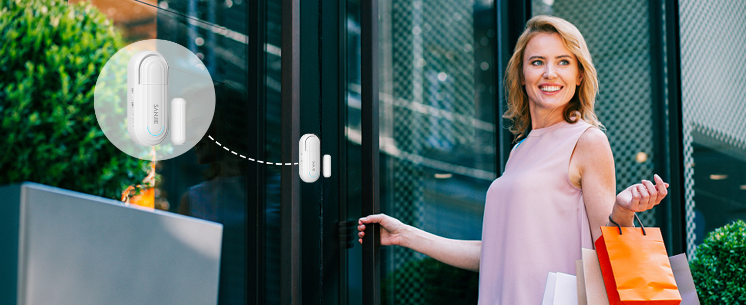 Door Window Alarm 2 Pack SanJie Door Sensor Home Security