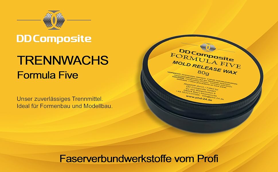 DD Composite Trennwachs 80g FormulaFive Mold Release Wax hochwirksame
