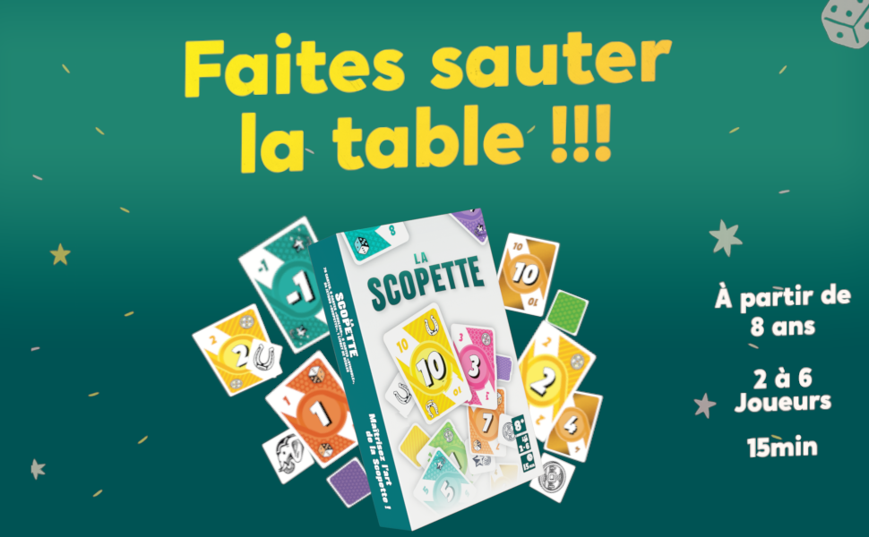 La Scopette jeu de société - Jeu famille - jeu ambiance - jeu nouveau 2025
