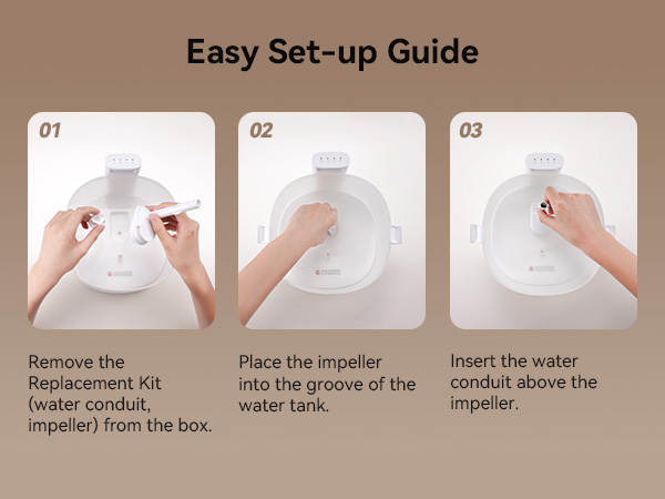 Amazon.com : Cheerble Pumpless Cat Water Elfin Fountain