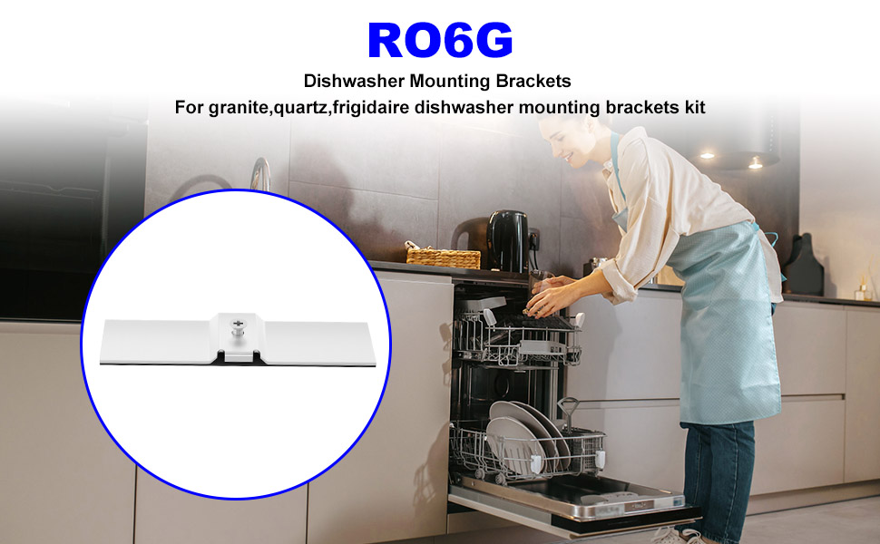 Granite Dishwasher Mounting Bracket For Solid Surface