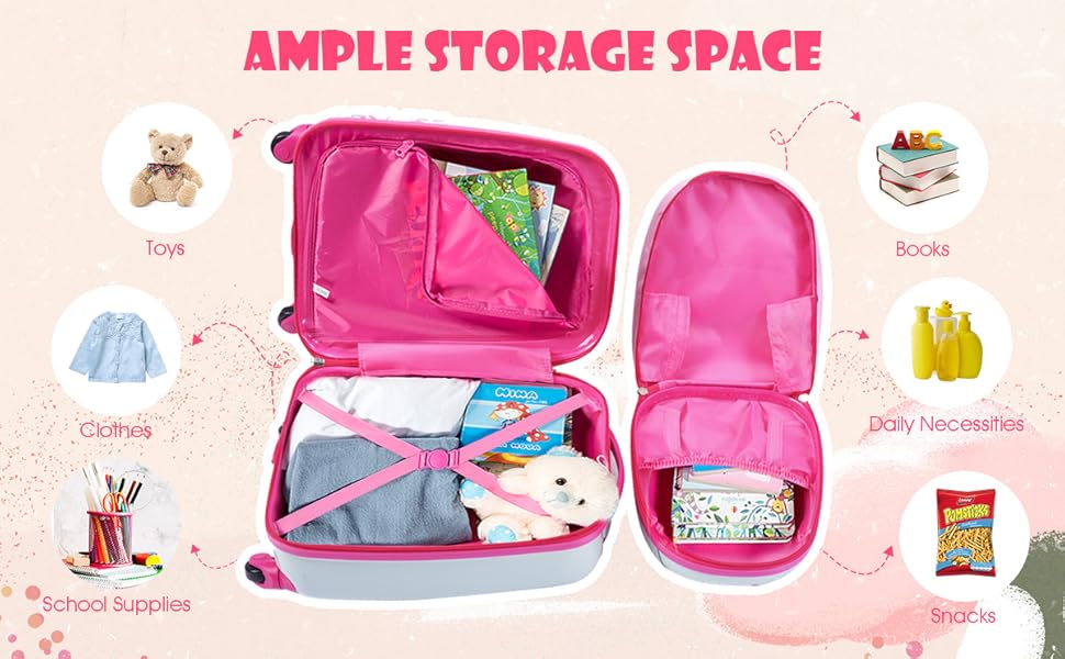 ample storage space