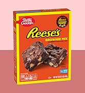 Betty Crocker REESE'S Brownie Mix with REESE'S Peanut Butter Chips, Holiday Baking, 16 oz