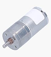 TenNuoDa JGA25-2430 Getriebemotor, DC6V/DC12V 12RPM-1360RPM Elektrischer Bürstenloser DC-Motorsat...