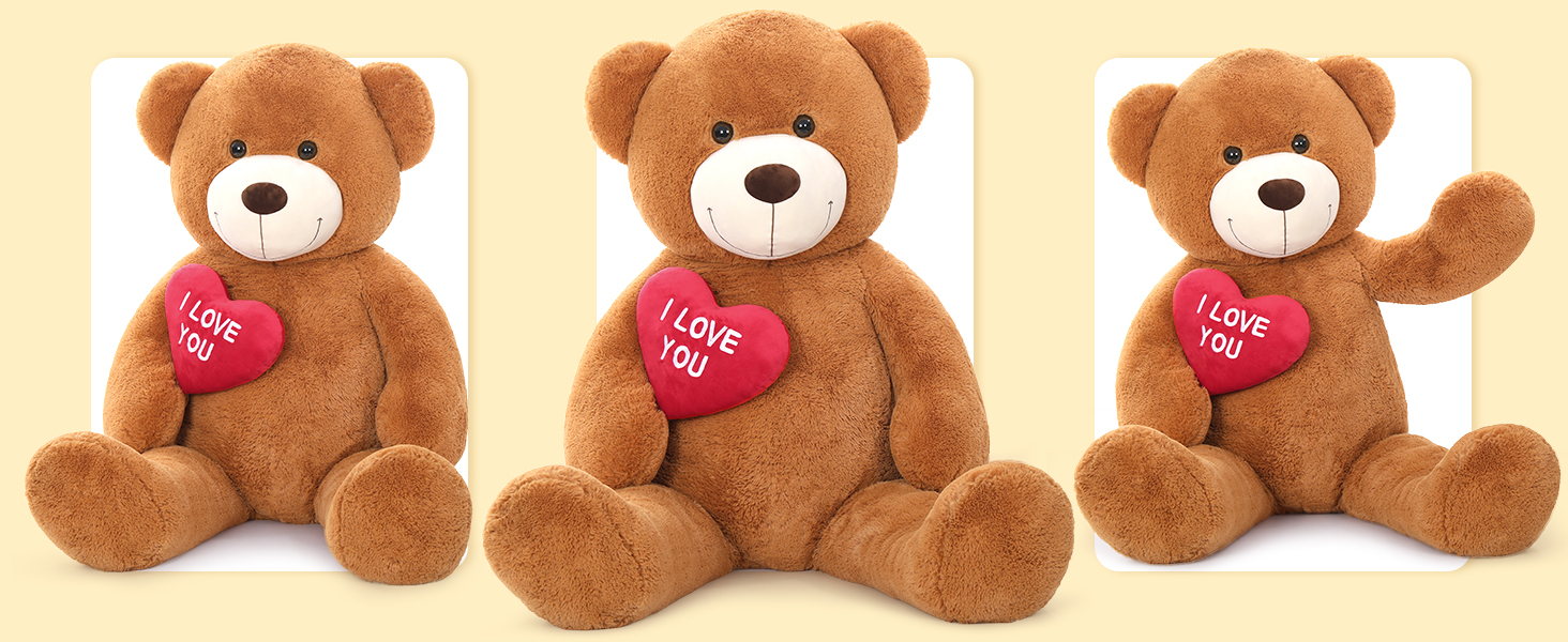 dark brown teddy bear