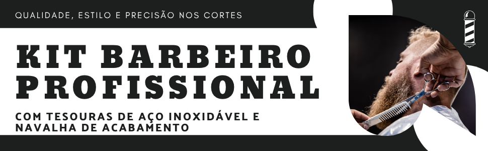 Kit Barbeiro Profissional