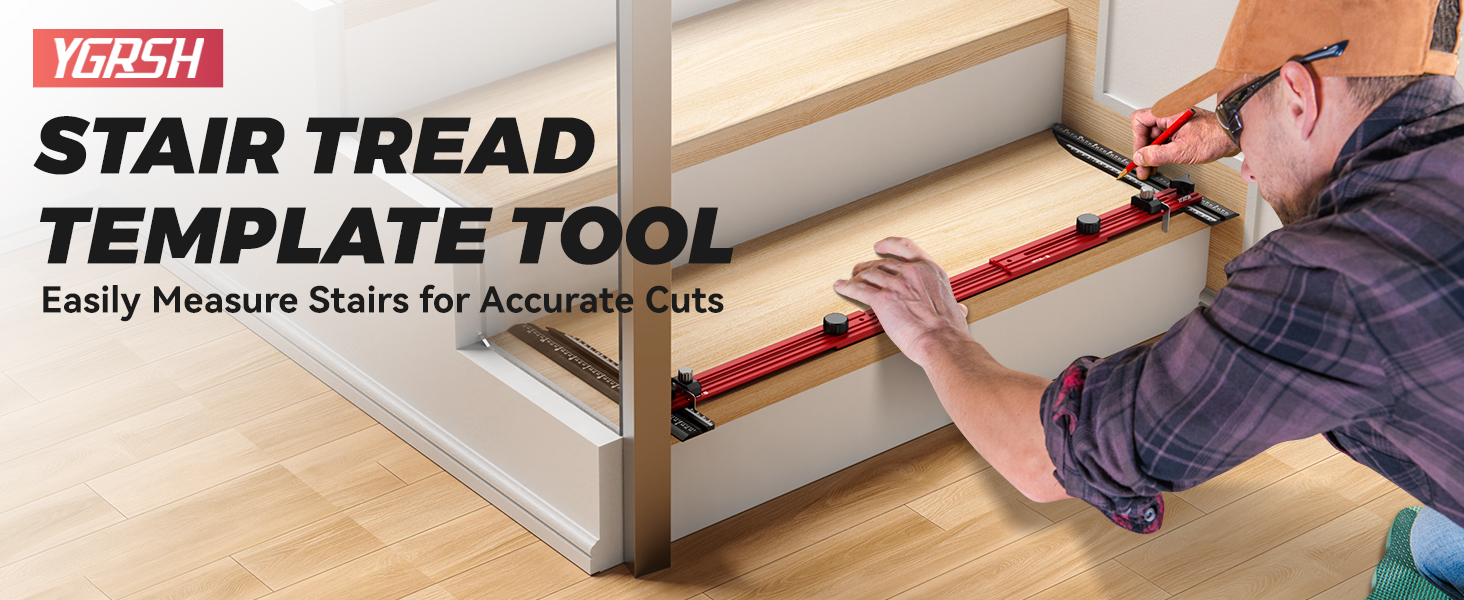 stair tread template tool